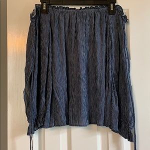 Off the shoulder long sleeve top